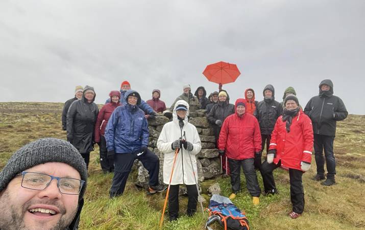 Göngumessa við Prestsvörðuna á Suðurnesjum