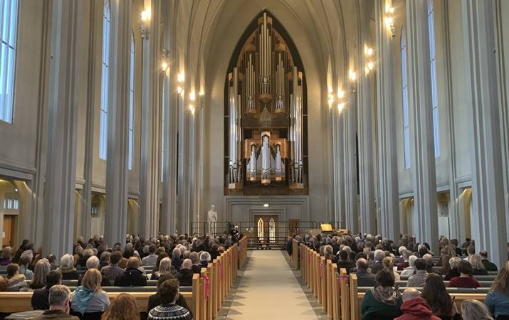 Orgel Hallgrímskirkju er stærsta orgel landsins - mynd: hsh